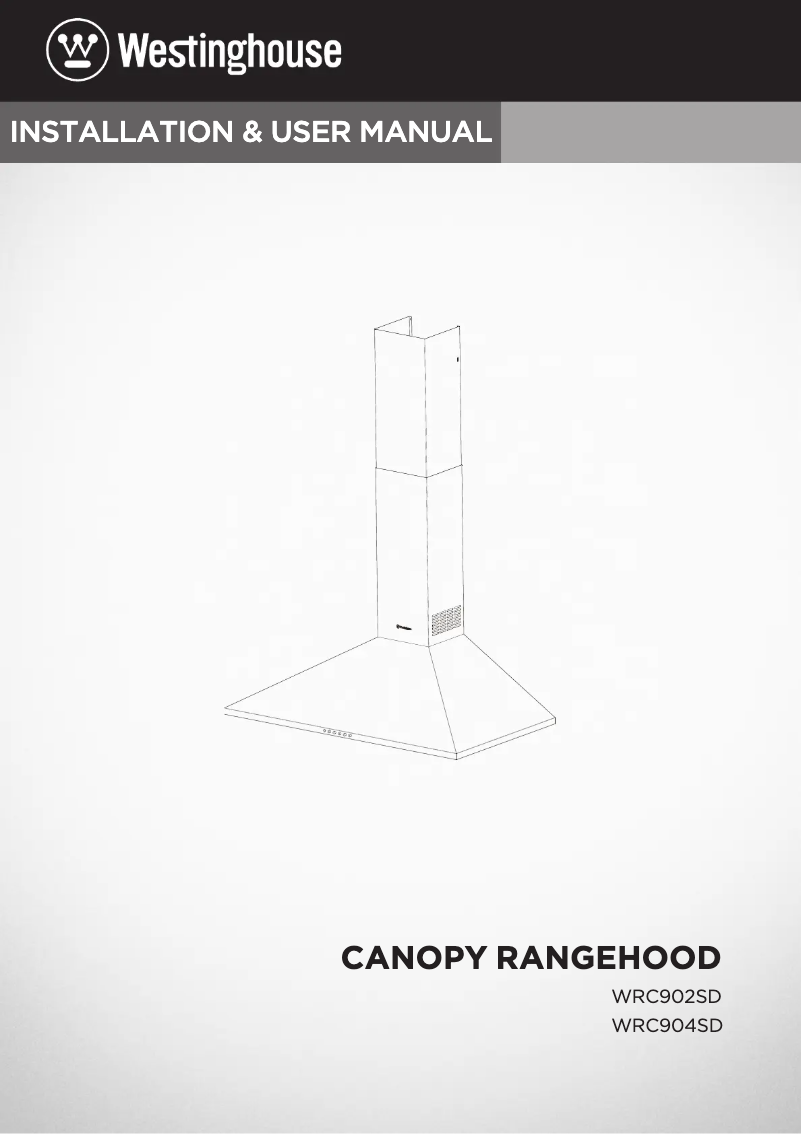Page 1 de la notice Manuel utilisateur Westinghouse WRC904SD