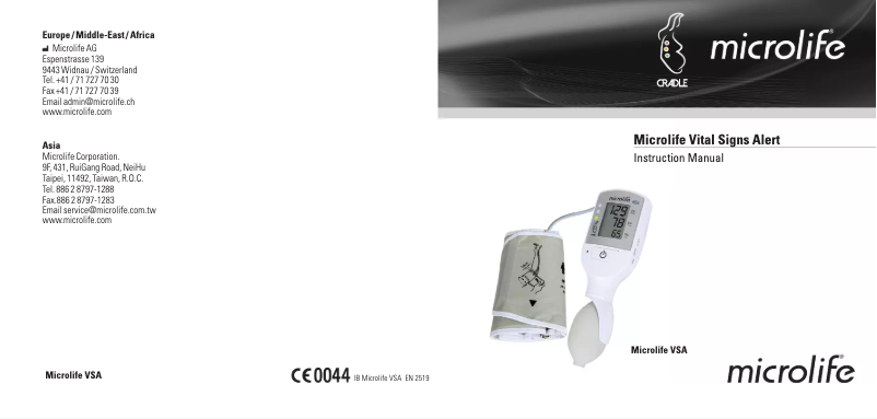 Image de la première page du manuel de l'appareil VSA