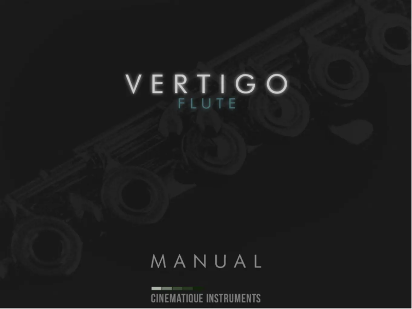 Page 1 de la notice Manuel utilisateur Steinberg Vertigo Flute