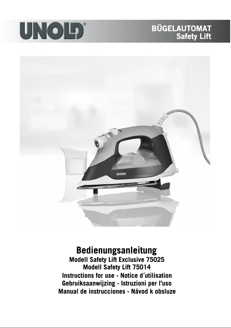 Page n°1 - Manuel utilisateur Unold Safety Lift Exclusive 75025