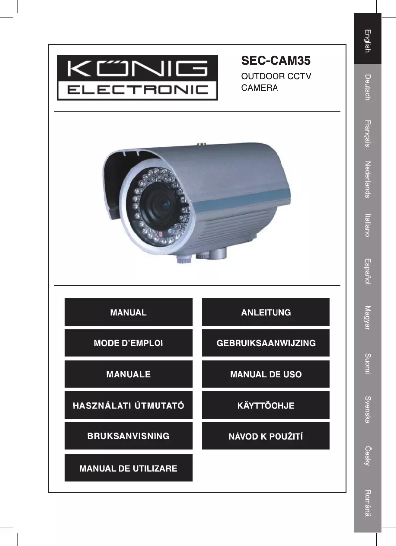 Página 1 del manual Manual de usuario Konig SEC-CAM35