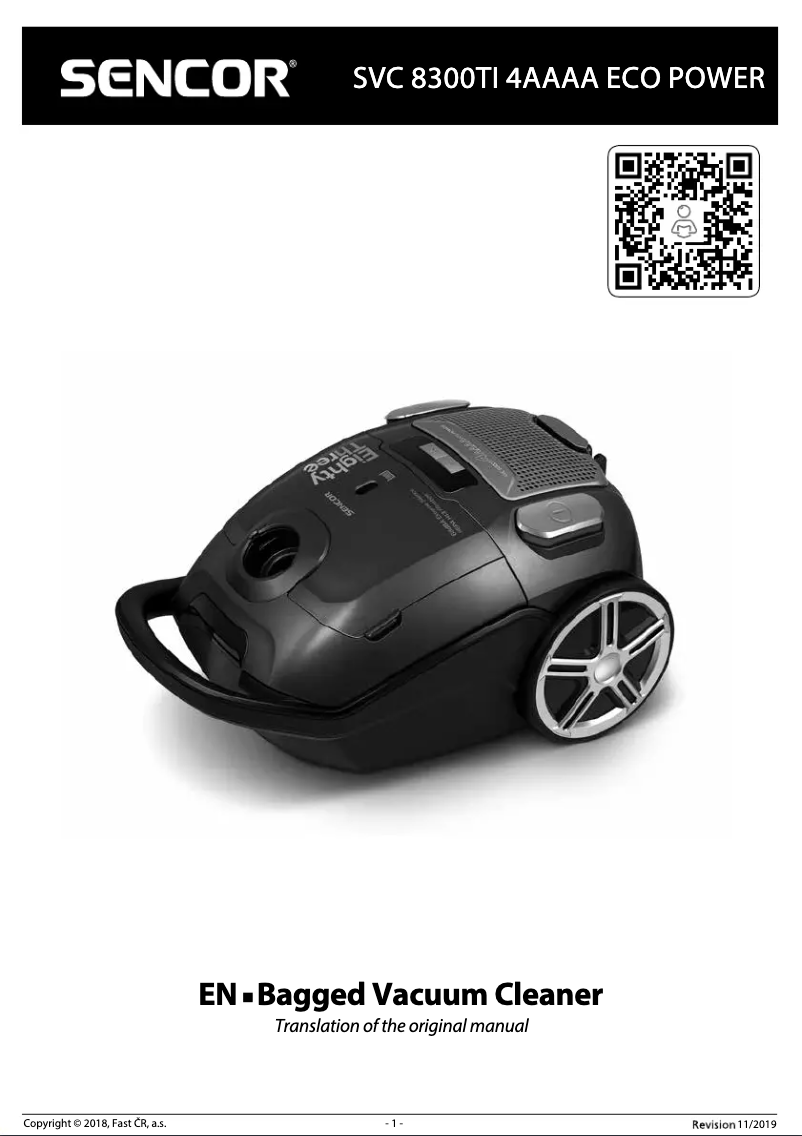 Image de la première page du manuel de l'appareil SVC 8300TI