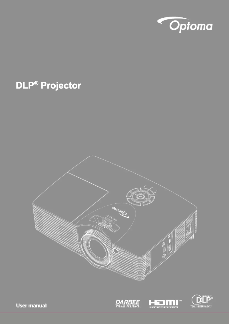 Page n°1 - Manuel utilisateur Optoma HD152X