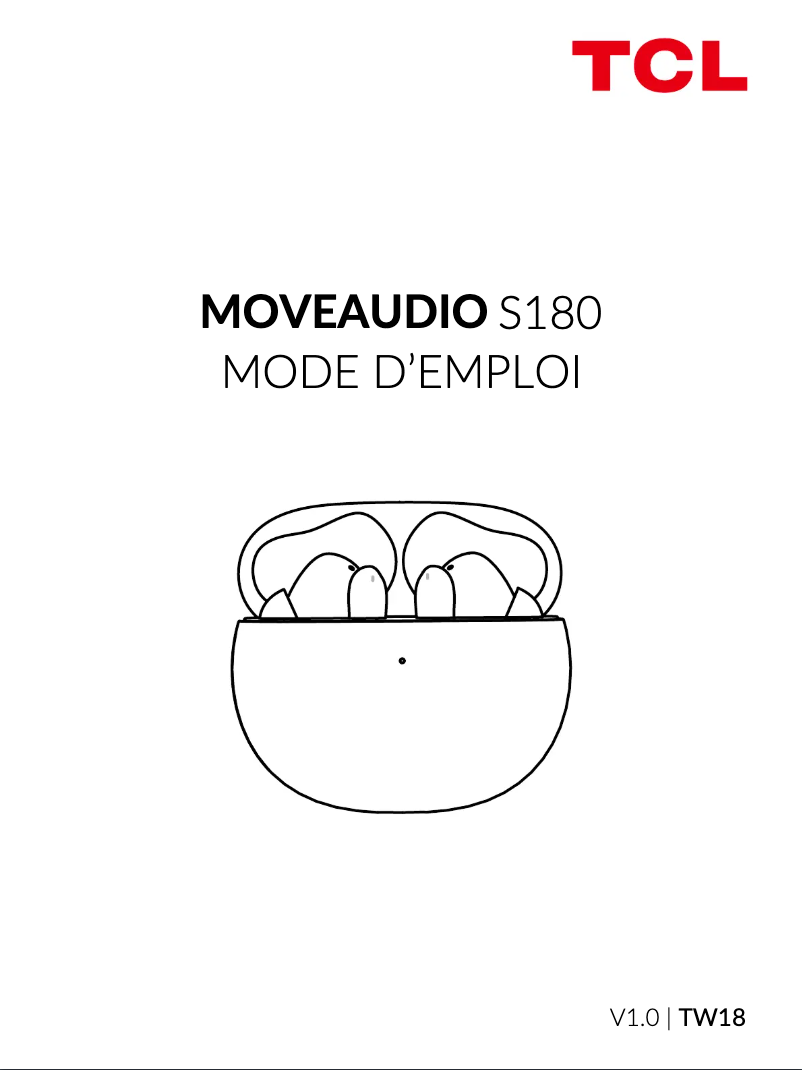 Image de la première page du manuel de l'appareil MOVEAUDIO S180