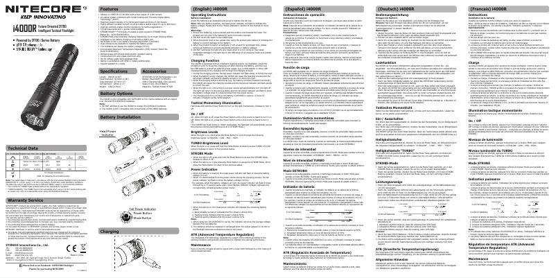 Image de la première page du manuel de l'appareil i4000R