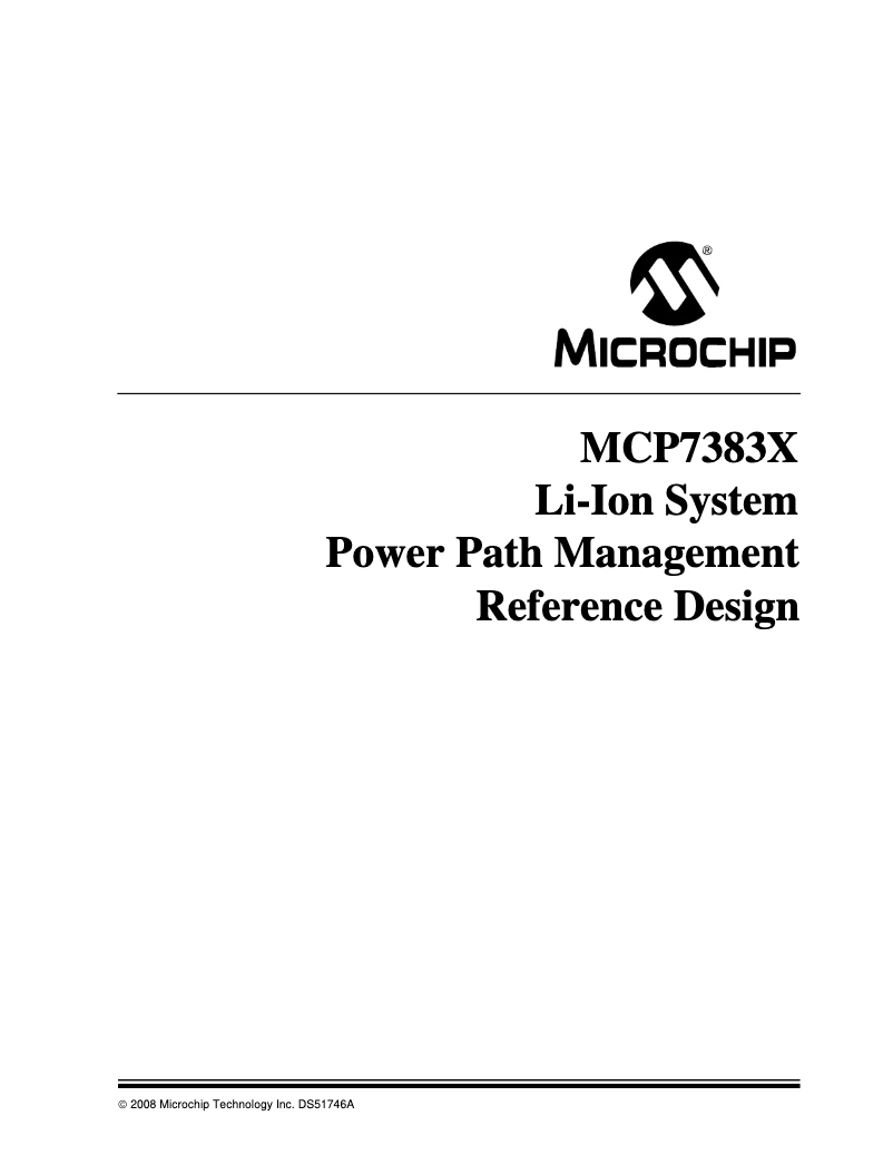 Page 1 de la notice Manuel utilisateur Microchip MCP73832