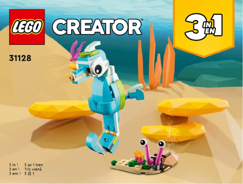 Page n°1 - Manuel utilisateur Lego Creator 31128