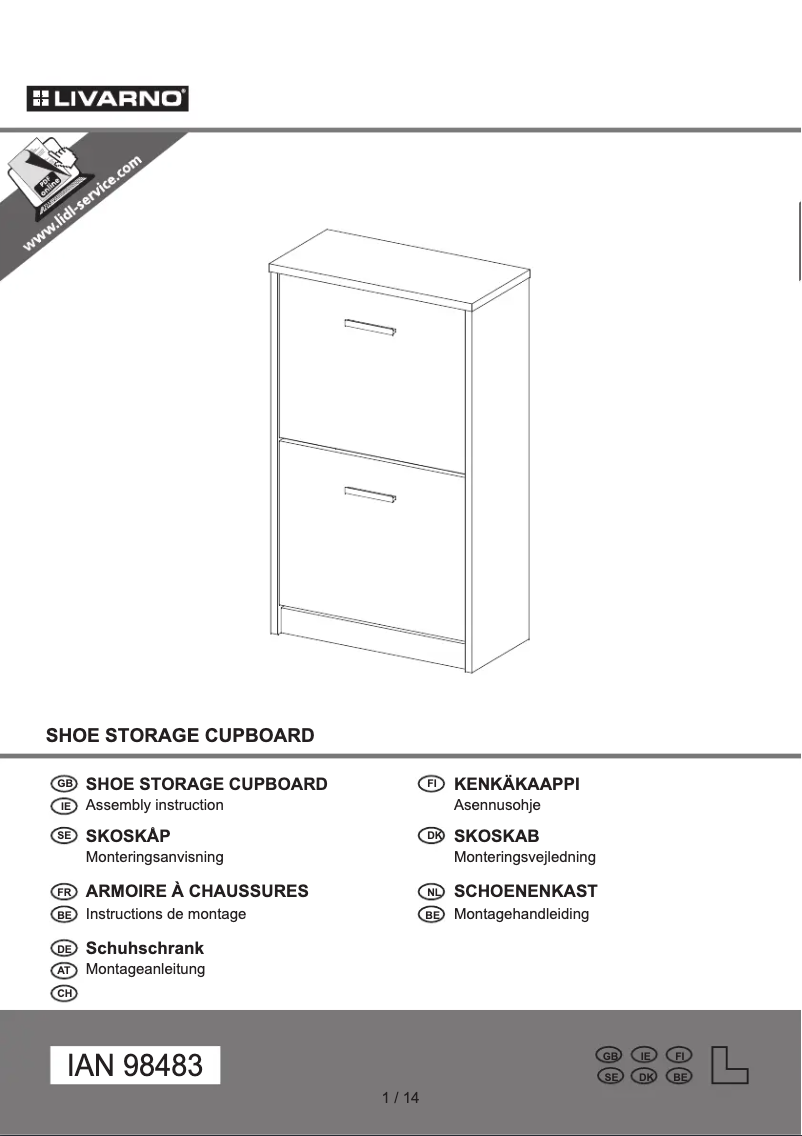 Page n°1 - Manuel utilisateur Livarno Lux IAN 71201
