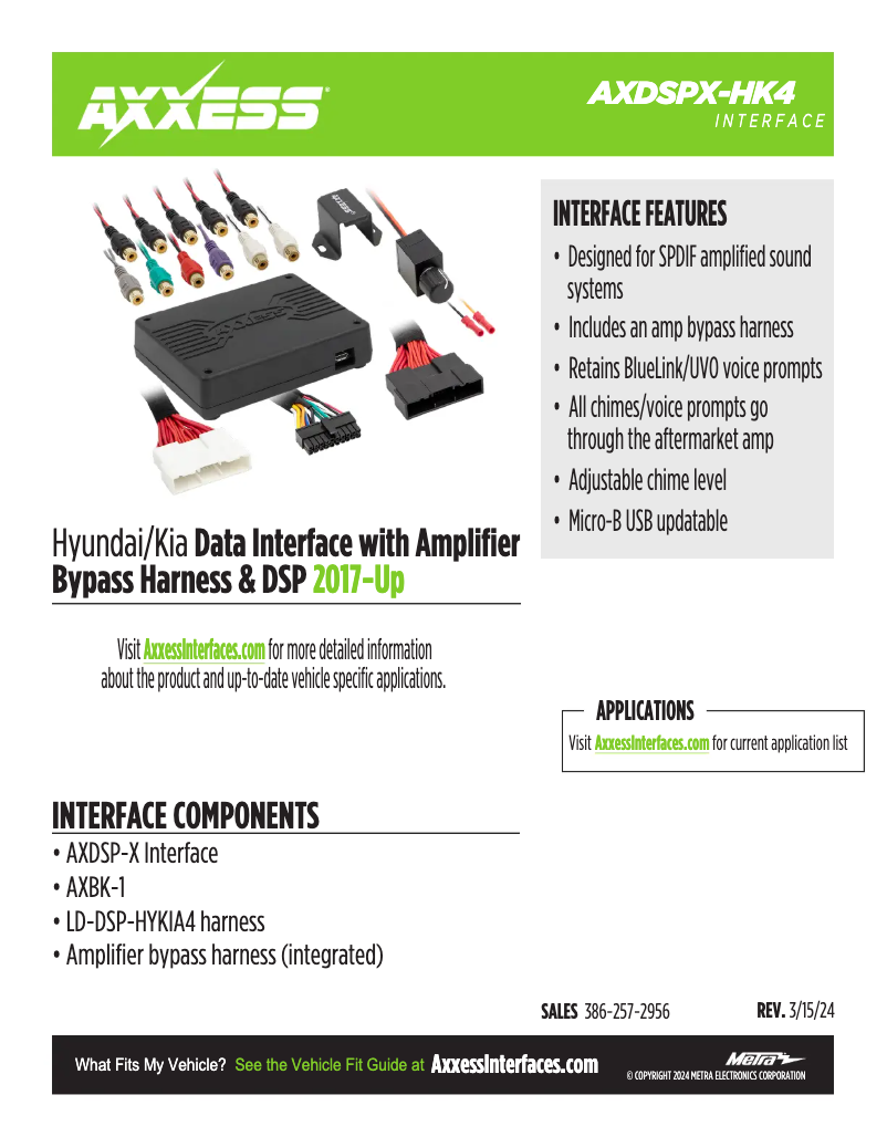 Imagen de la primera página del manual del dispositivo AXDSPX-HK4