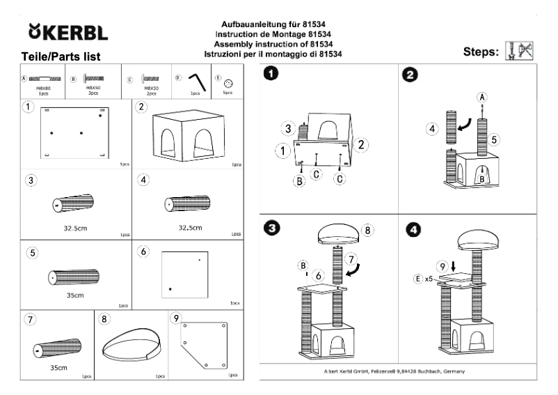 Page n°1 - Manuel utilisateur Kerbl Lifestyle 81534