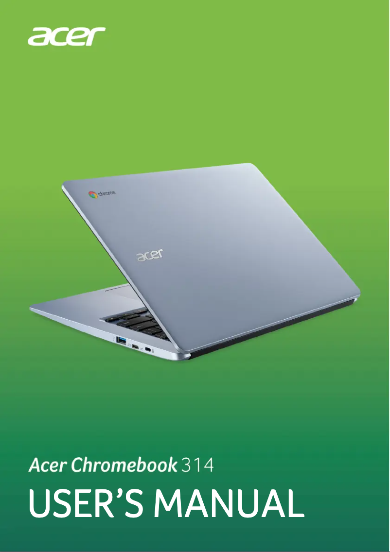 Image de la première page du manuel de l'appareil Chromebook 3