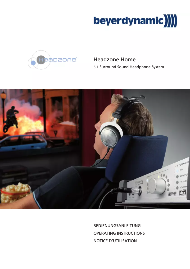 Page n°1 - Manuel utilisateur Beyerdynamic Headzone Base Station H 1