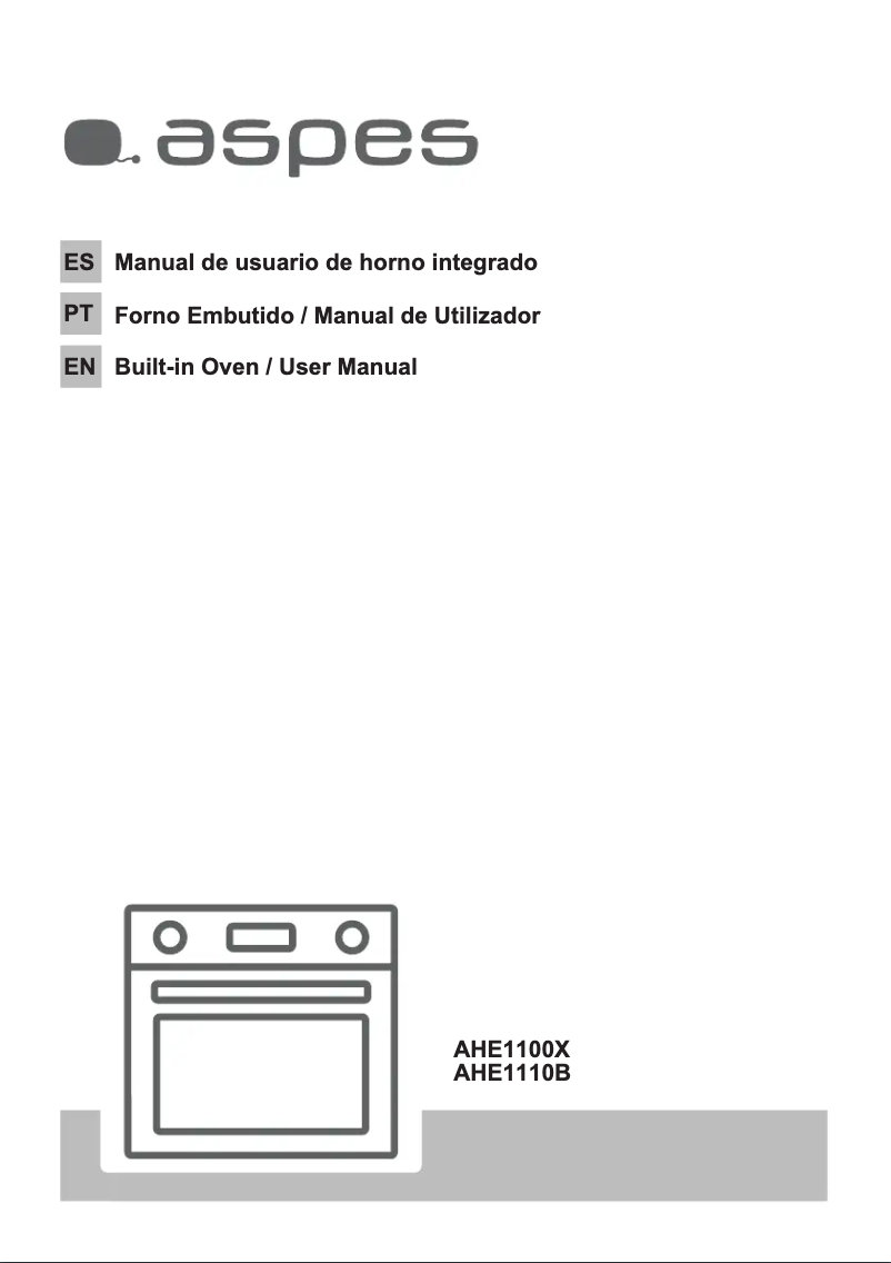 Page n°1 - Manuel utilisateur Aspes AHE1110B