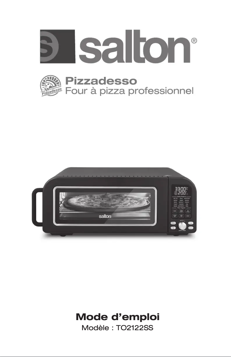 Página 1 del manual Manual de usuario Salton TO2122BK