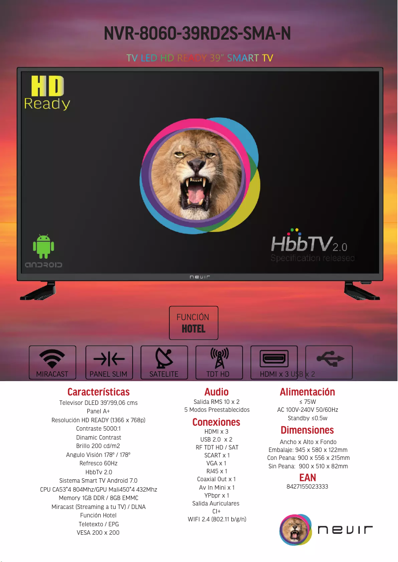 Image de la première page du manuel de l'appareil NVR-8060-39RD2S-SMA-N