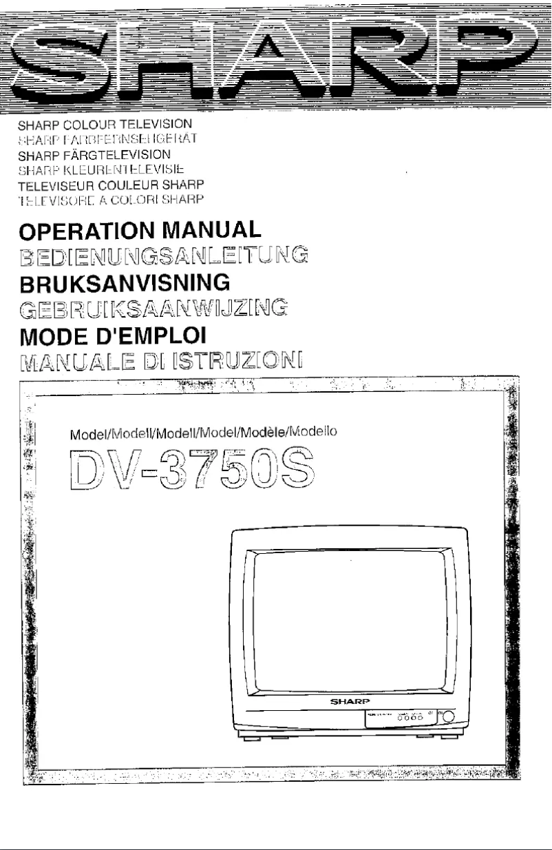 Image de la première page du manuel de l'appareil DV3750S