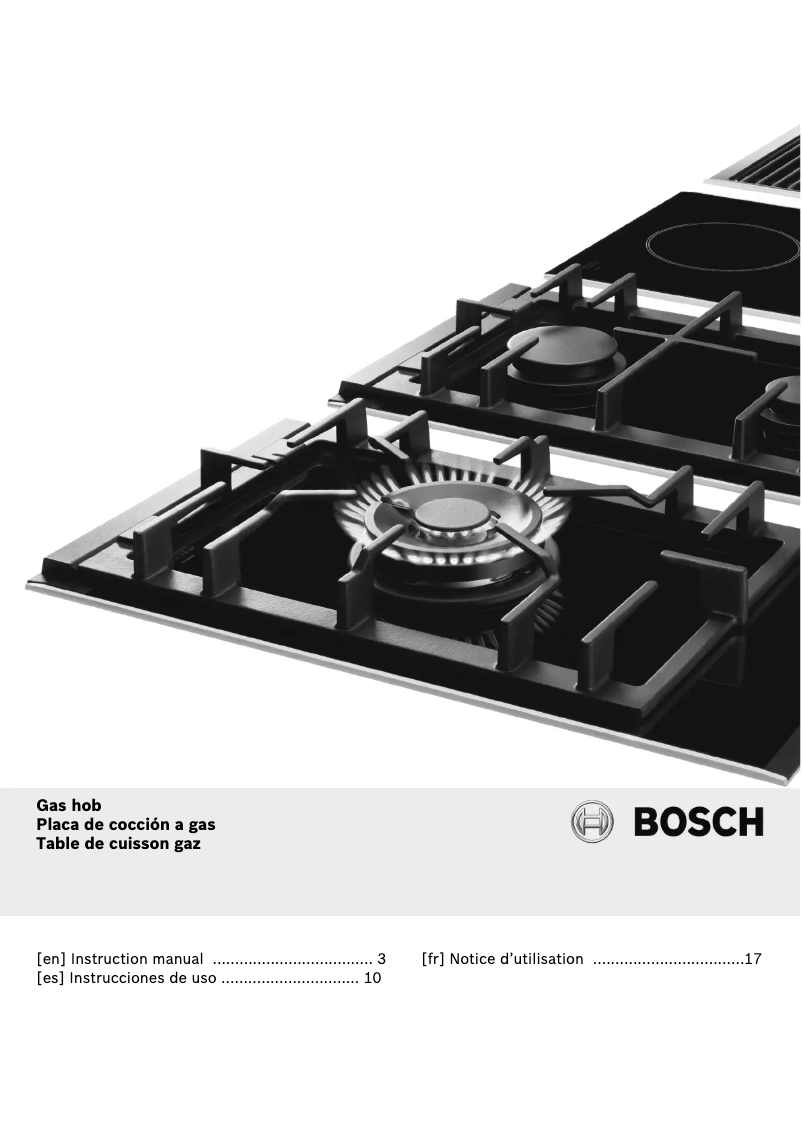 Page 1 de la notice Manuel utilisateur Bosch PSA326B21E