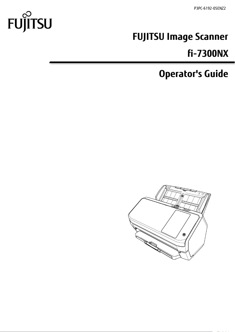 Image de la première page du manuel de l'appareil Image Scanner fi-7300NX