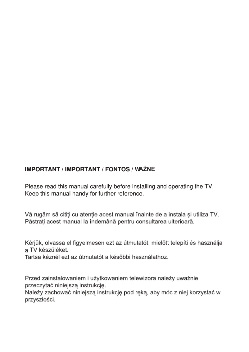 Page n°1 - Manuel utilisateur Allview 43iPlay6000-U