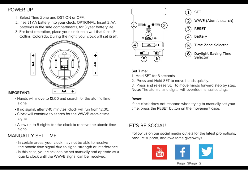 Image de la première page du manuel de l'appareil WT-3161WHX1