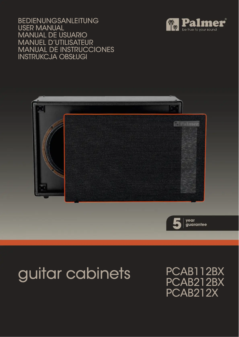 Page 1 de la notice Manuel utilisateur Palmer CAB 112 BX GBK