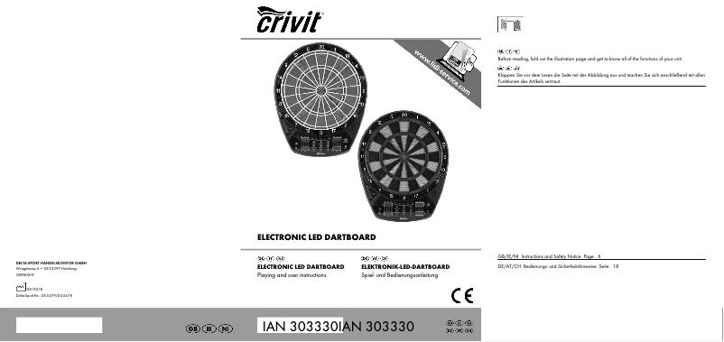 Página 1 del manual Manual de usuario Crivit IAN 303330