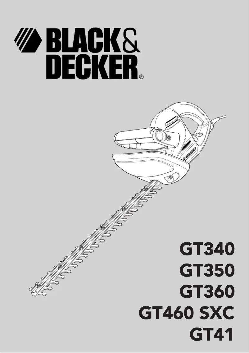 Page n°1 - Manuel utilisateur Black & Decker GT350