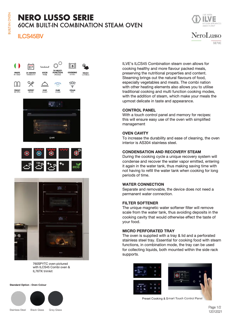 Image de la première page du manuel de l'appareil ILCS45BV