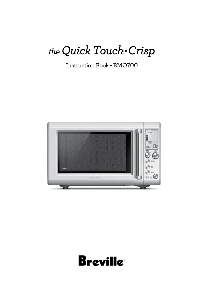 Imagen de la primera página del manual del dispositivo the Quick Touch Crisp BMO700
