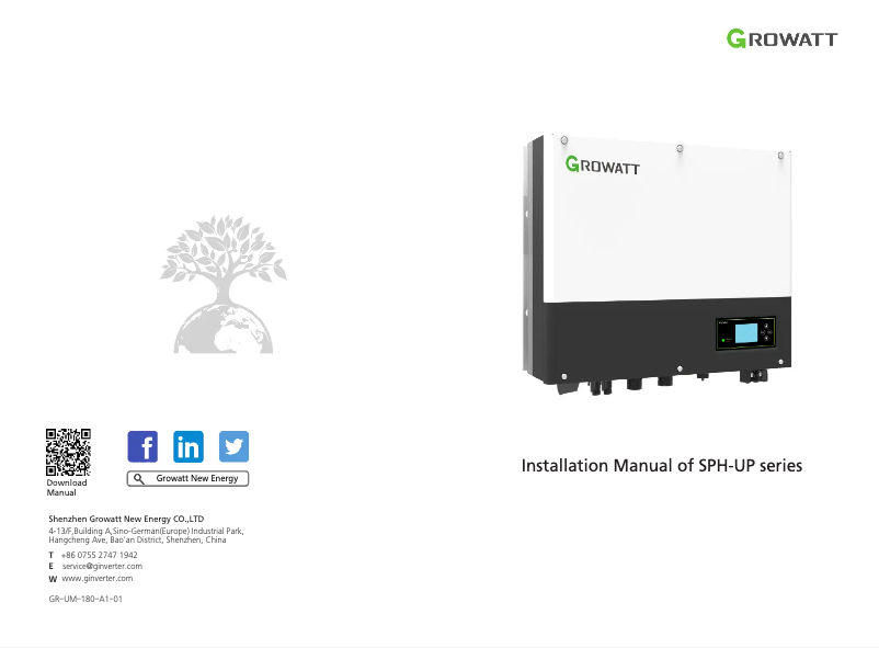 Image de la première page du manuel de l'appareil SPH 4600 TL BL-UP