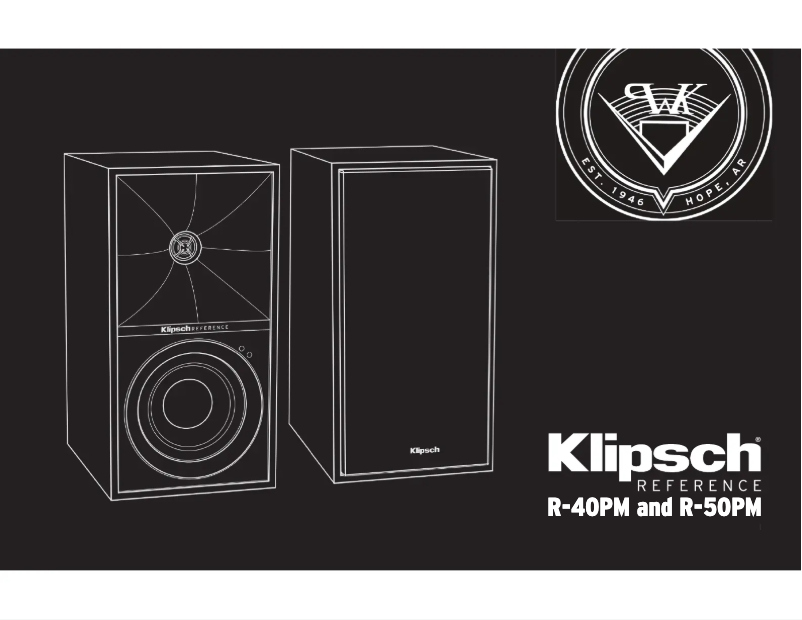 Page n°1 - Manuel utilisateur Klipsch R50-PM
