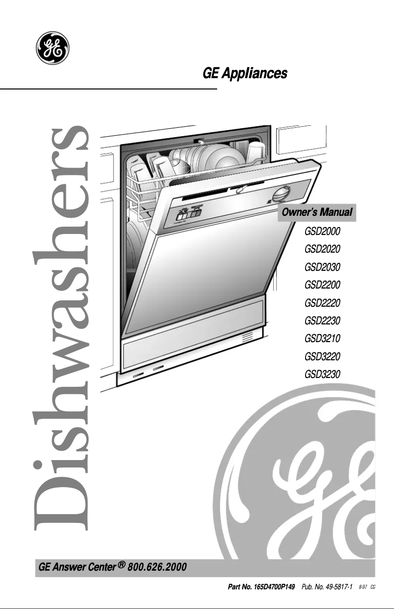 Image de la première page du manuel de l'appareil GSD2230ZWW