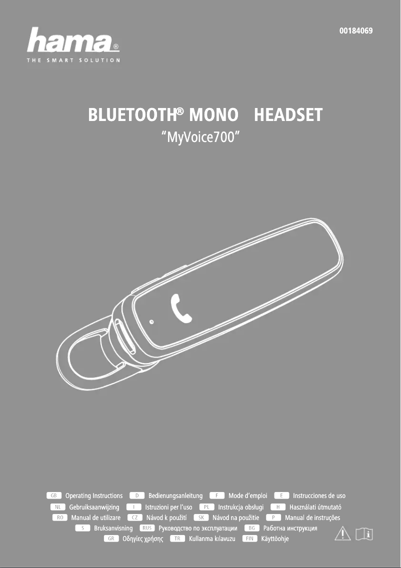 Image de la première page du manuel de l'appareil MyVoice700