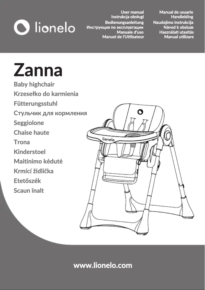 Image de la première page du manuel de l'appareil Zanna