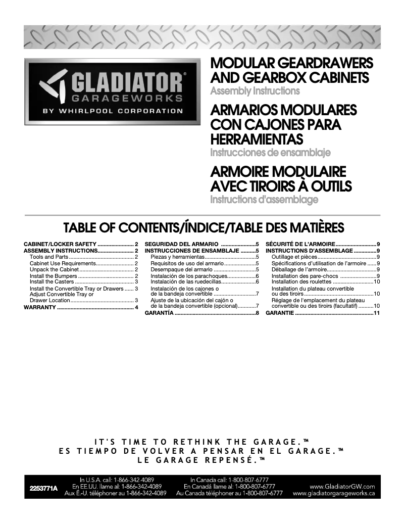 Image de la première page du manuel de l'appareil GAGD275DRG