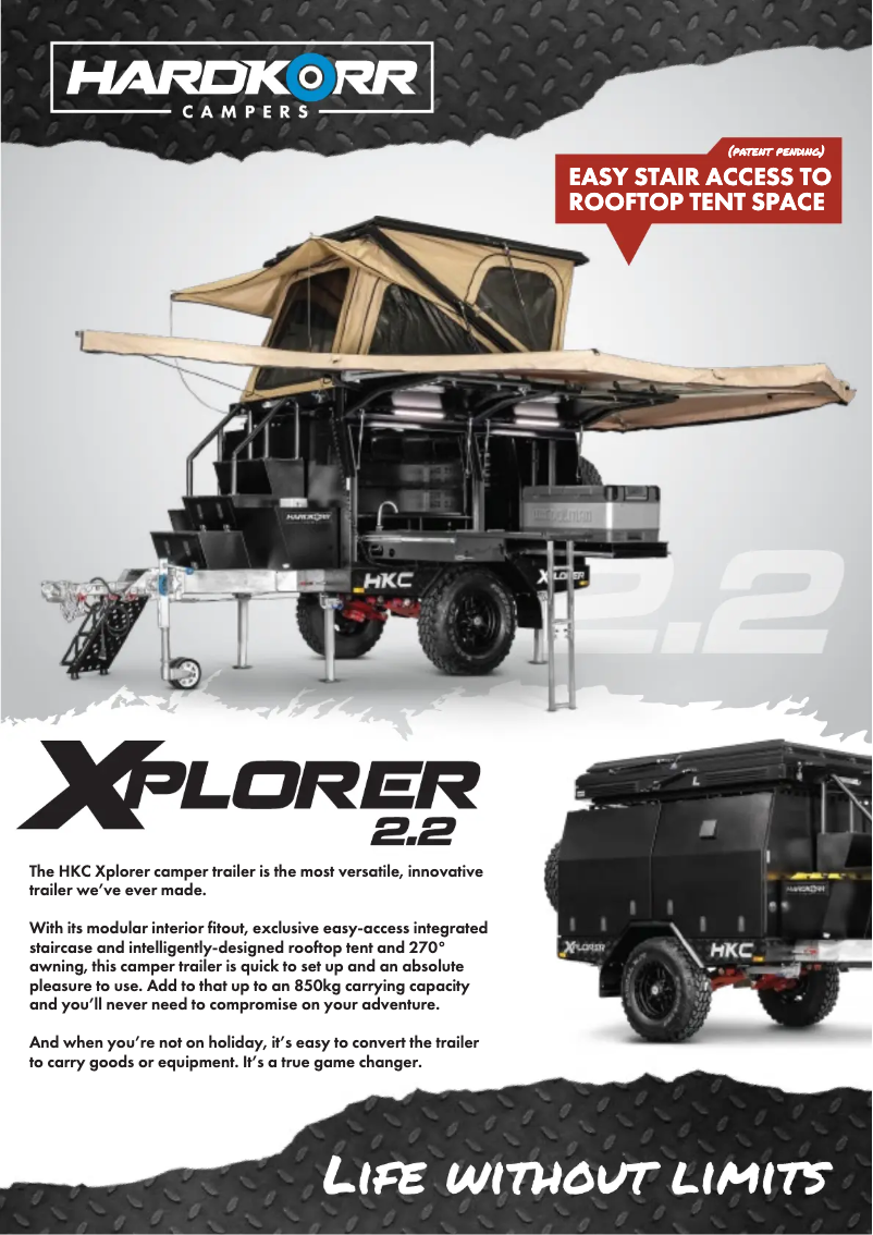 Page 1 de la notice Manuel utilisateur Hardkorr Xplorer 2.2