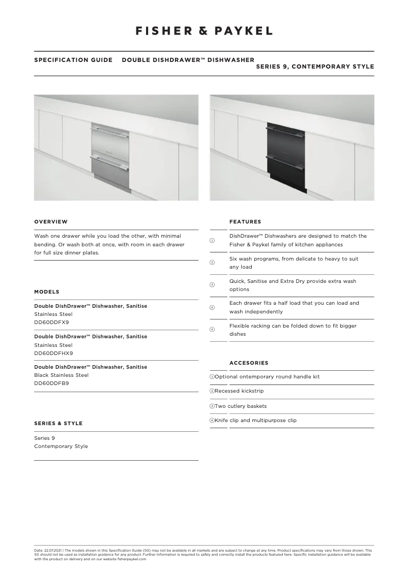 Image de la première page du manuel de l'appareil DD60DDFX9