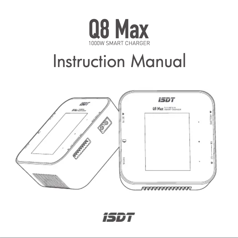 Page 1 de la notice Manuel utilisateur ISDT Q8 Max