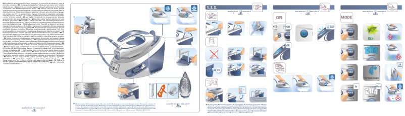 Page 1 de la notice Manuel utilisateur Tefal Express Anti-Calc SV8052