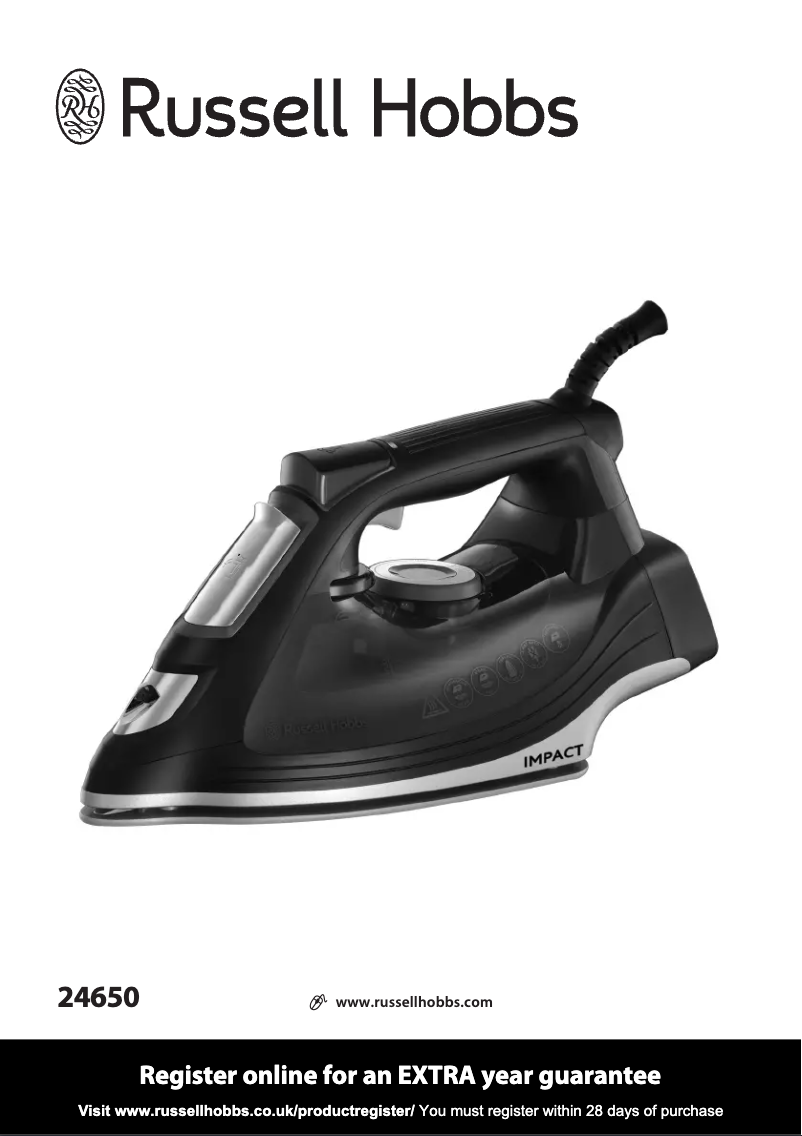 Page n°1 - Manuel utilisateur Russell Hobbs Impact 24650