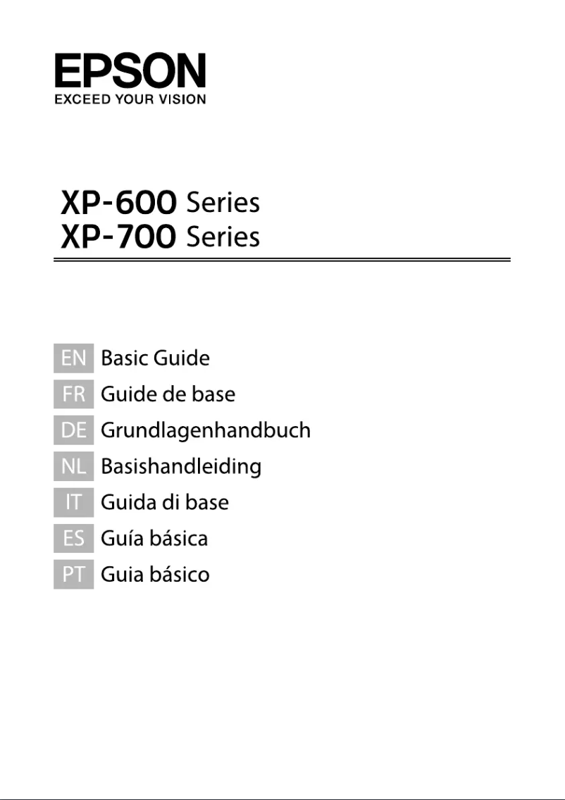 Page 1 de la notice Manuel utilisateur Epson Expression Premium XP-700