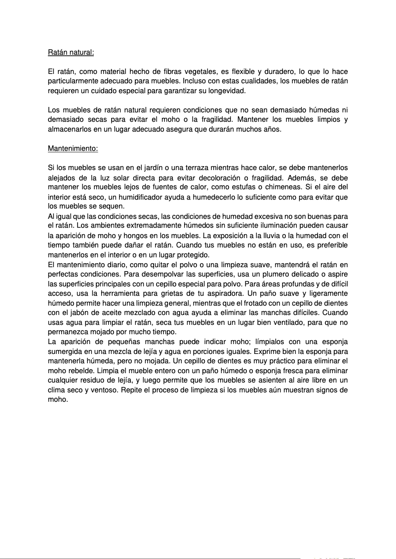 Page 1 de la notice Manuel utilisateur Beliani KALLITHEA