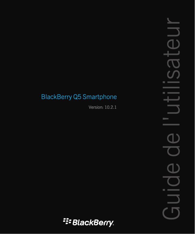 Page 1 de la notice Manuel utilisateur BlackBerry Q5