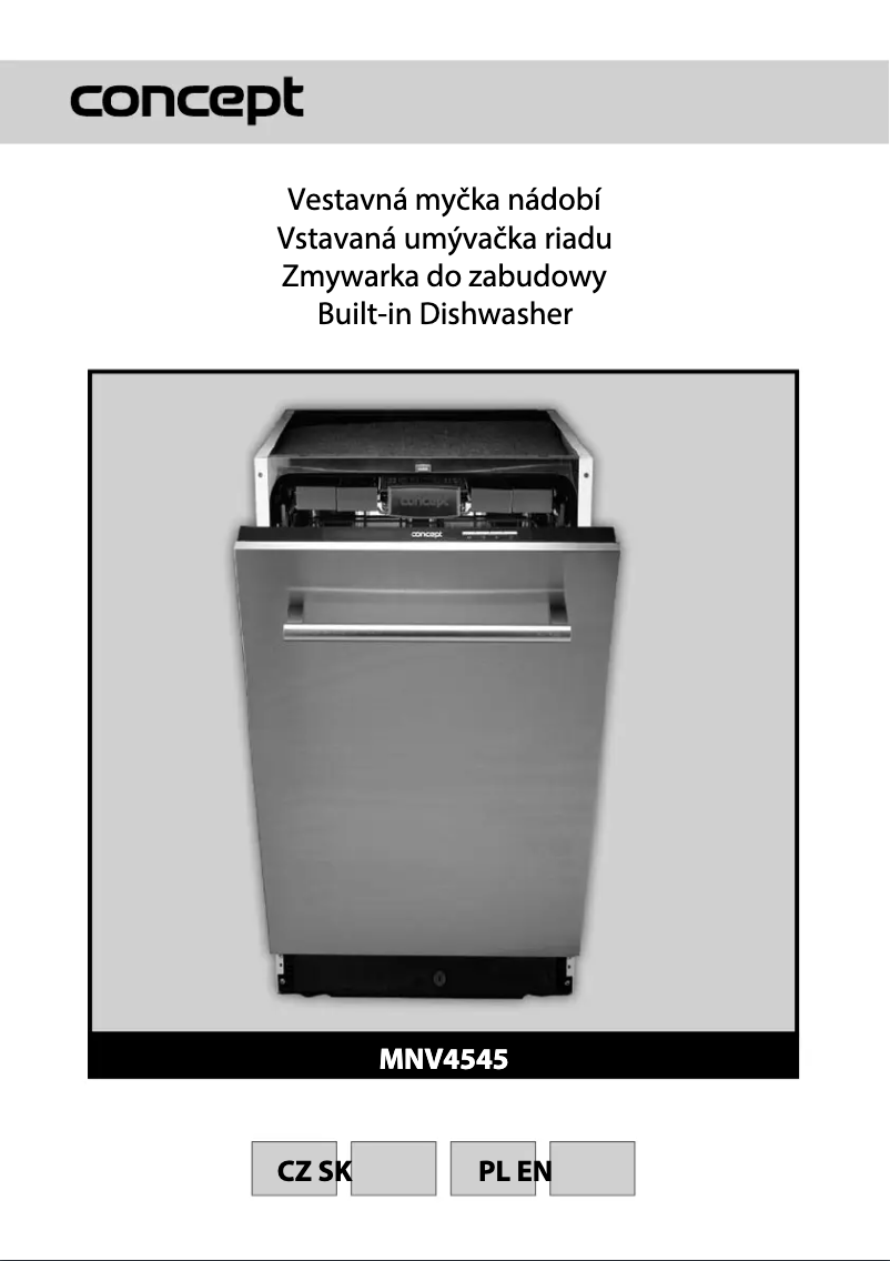 Image de la première page du manuel de l'appareil MNV4545