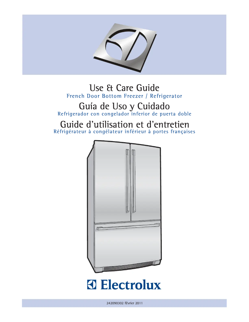 Page 1 de la notice Manuel utilisateur Electrolux EI27BS16JB