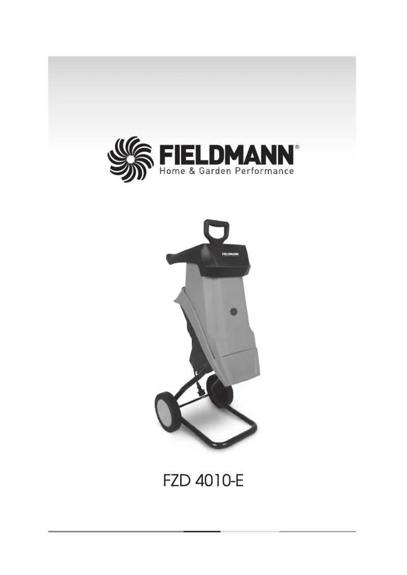 Page 1 de la notice Manuel utilisateur Fieldmann FZD 4010-E