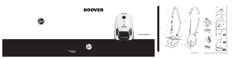 Page 1 de la notice Manuel utilisateur Hoover BV71