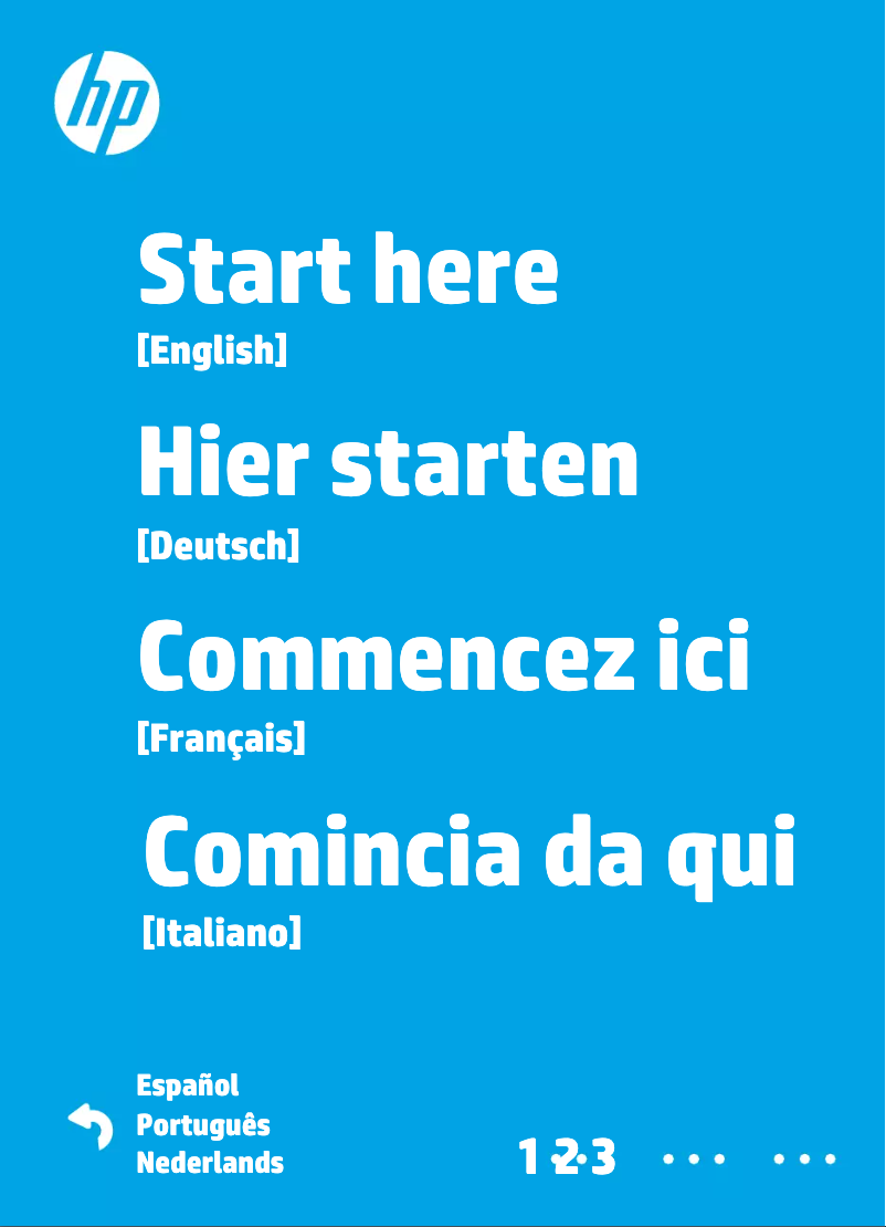 Image de la première page du manuel de l'appareil OfficeJet 4650