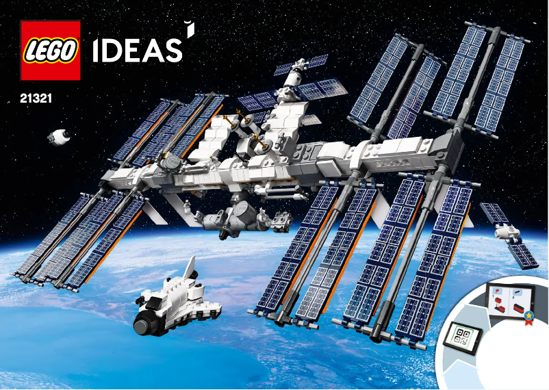 Image de la première page du manuel de l'appareil International Space Station 21321