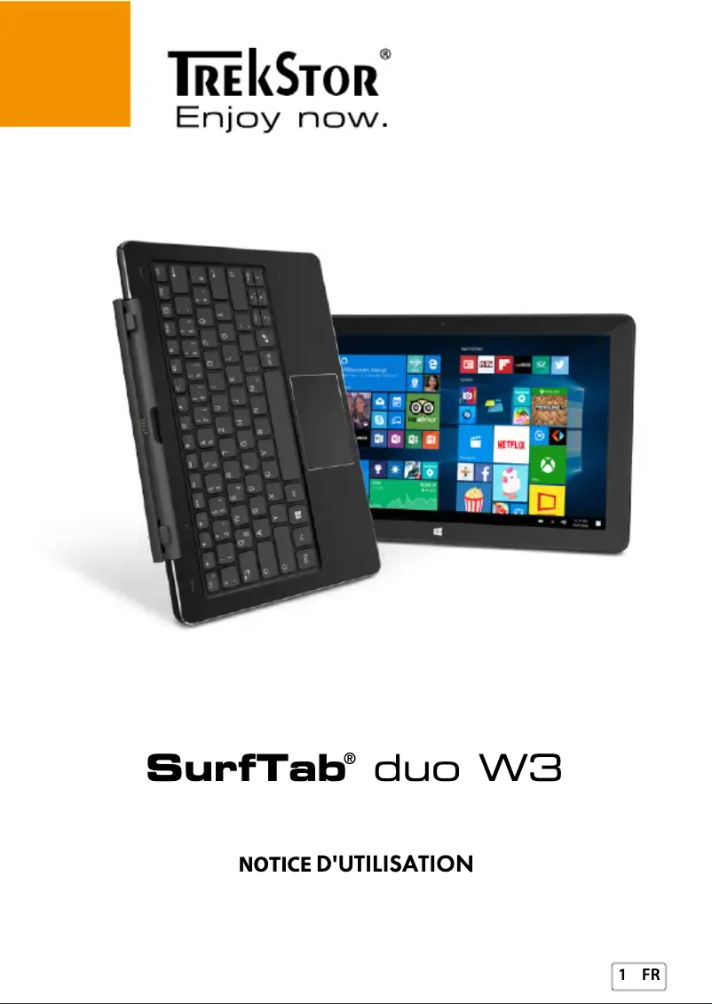 Page n°1 - Manuel utilisateur TrekStor SurfTab Duo W3